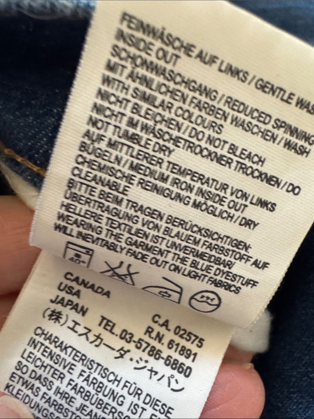 Escada Sport Stretch Vintage Denim Jeans Made in Italy sz 36 eu 2 US - Picture 10 of 10